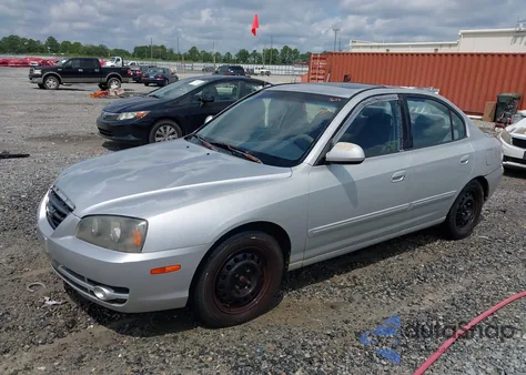 2004 Hyundai Elantra Gls/Gt from USA, damaged, VIN KMHDN46D44U777196